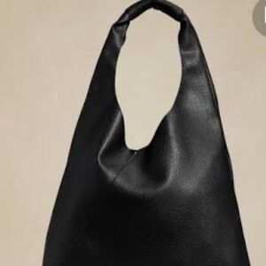 Banana Republic Vegan Leather Slouchy Tote